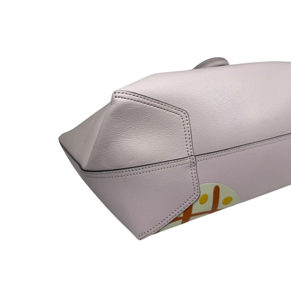 Kate Spade New York Reversible Pineapple Tote Bag, Light Pink/Green, Large Tote - Picture 8 of 11